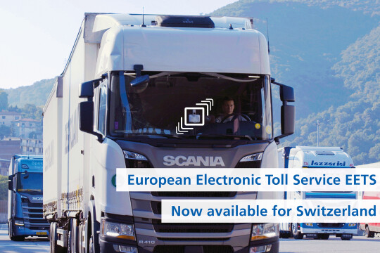 First EETS Lorry Enters Switzerland